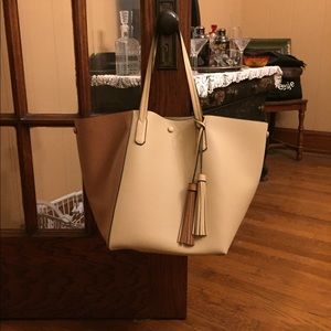 Handbag Republic Faux Leather Two Toned Tote